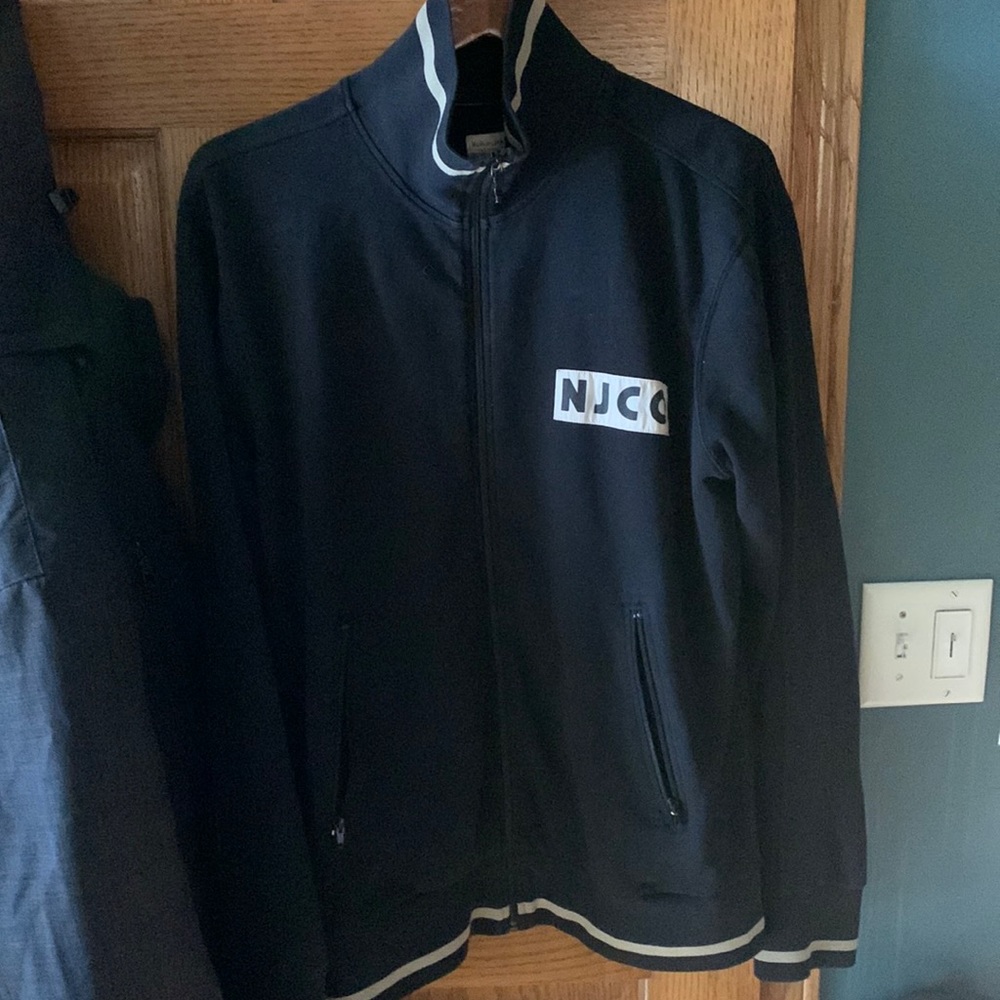 Black Nudie Jean zip up